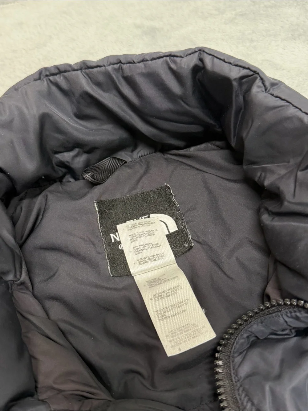 Vtg The North Face 700 Goose Down Nuptse Puffer Jacket Coat Mens XL *FLAWS*